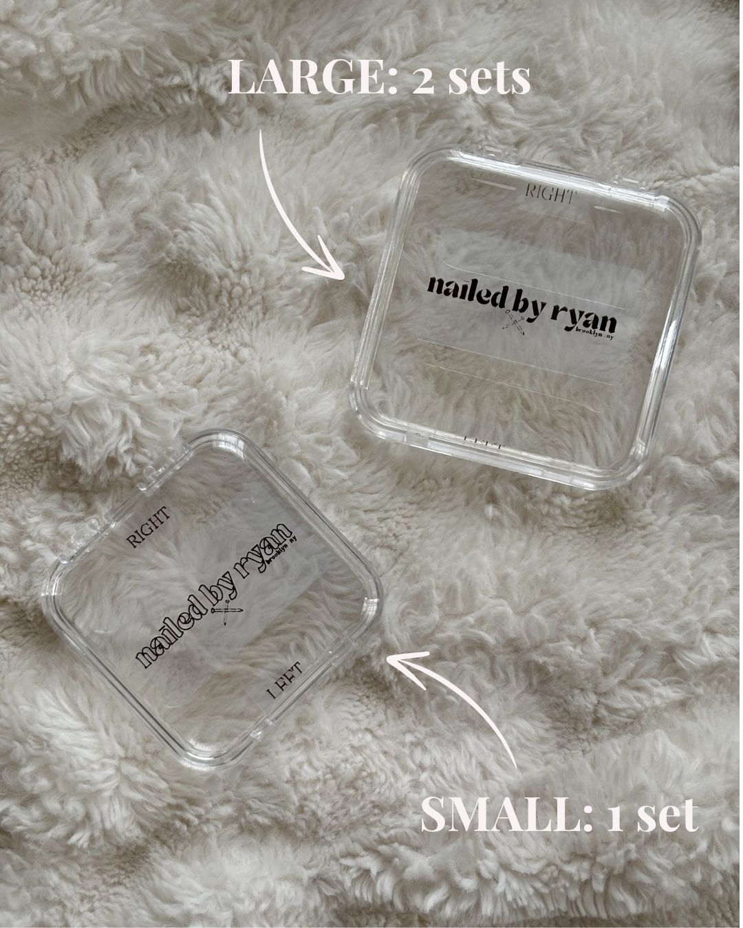 nail cases - empty